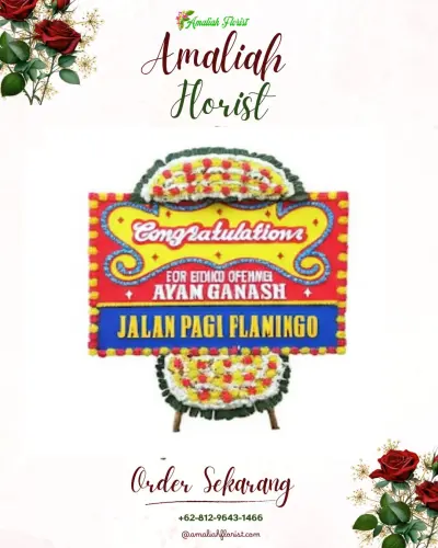 Bunga Papan Congratulation di Tempeh Kidul